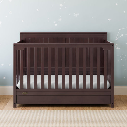 Graco Hadley 5-in-1 Convertible Crib | Wayfair (Espresso)