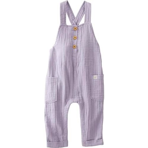 little planet by carter's Baby Girls Organic Cotton Gauze Overall Jumpsuit
