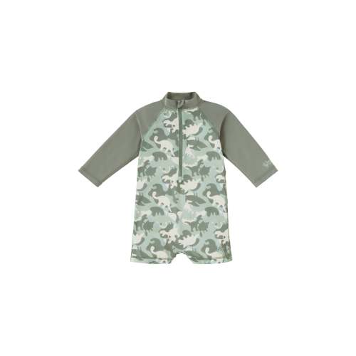 Baby Boy's Long Sleeve Swim Romper