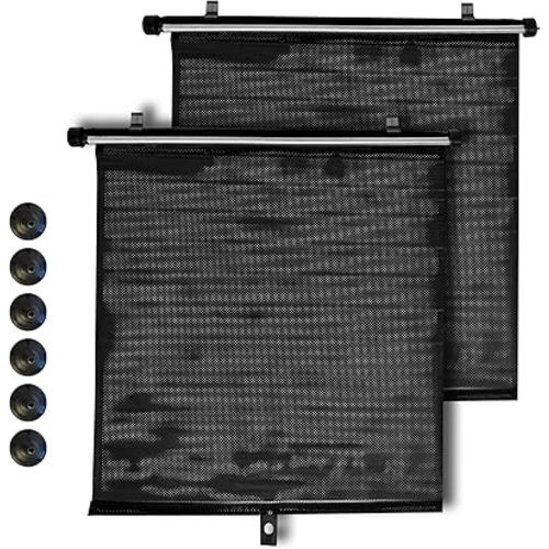 Car Window Roller Shade