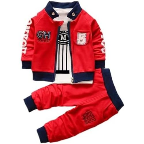 Baby Boy's Clothing Sets Jacket + T-Shirt + Pants Three-Piece Newborn Sportswear outfit clothes