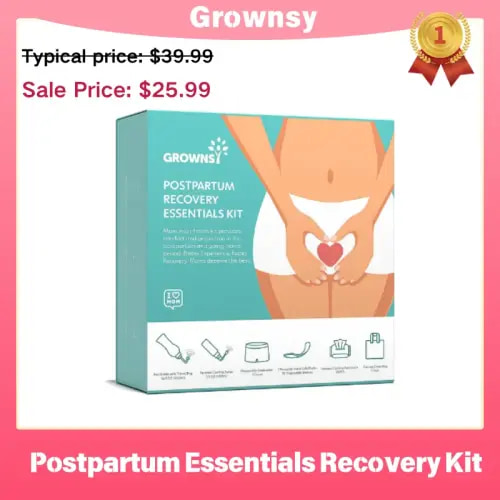Grownsy Postpartum Essentials Recovery Kit, Labor Delivery Mom - TikTok Shop