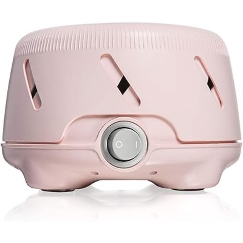 Yogasleep Dohm Uno White Noise Sound Machine, Real Fan Inside for Non-Looping White Noise, Sleep Aid, Office Privacy & Meditation for Adults & Baby, Registry Gift (Pink)