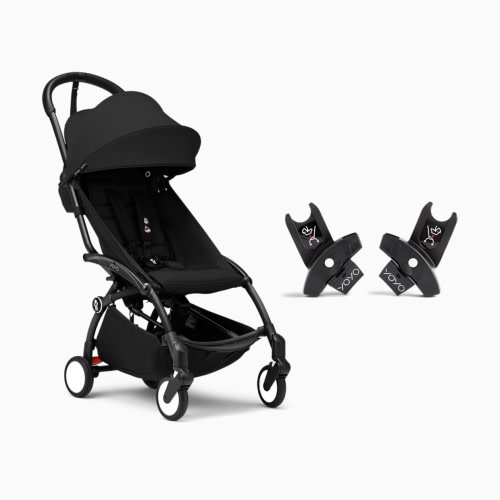 Stokke YOYO³ Stroller and Car Seat Adapter Bundle - Black