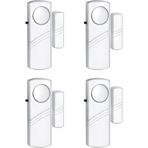 Door Window Alarm, 90dB Wireless Sensor Alarm for Kids & Home Security