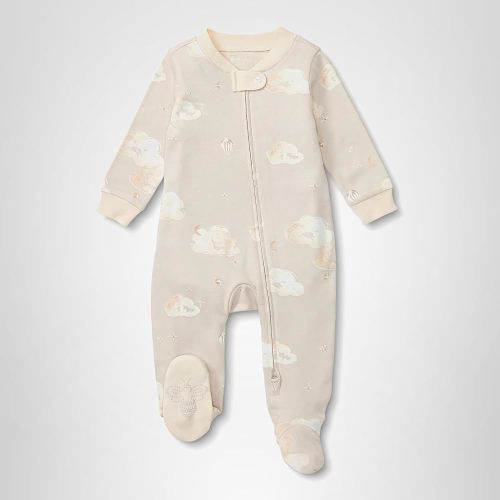 Burt's Bees Baby Organic Cotton Sleep and Play Footed Pajamas for Boys