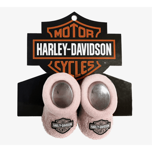 Infant Girls Bootie Socks in Dusty Pink | Harley-Davidson USA