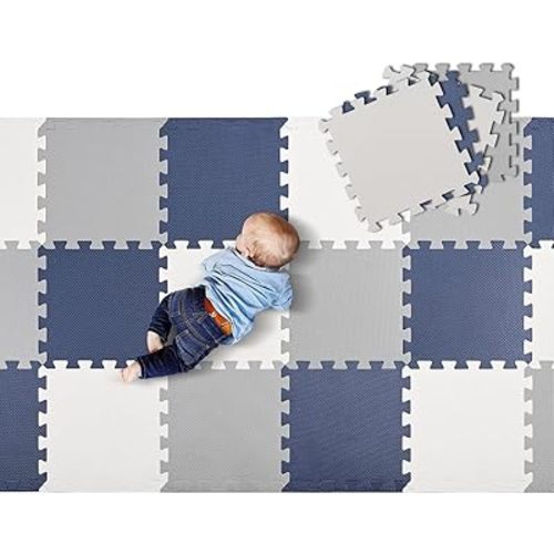 LIVINGbasics 18 Pieces Puzzle Baby Play Mats