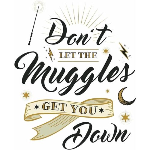 RoomMates RMK3608GM Harry Potter Muggles Quote Peel and Stick Giant Wall Decals