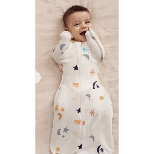 Swaddle Up™ 1.0 TOG Organic Cotton Buff Lunar - Size Newborn