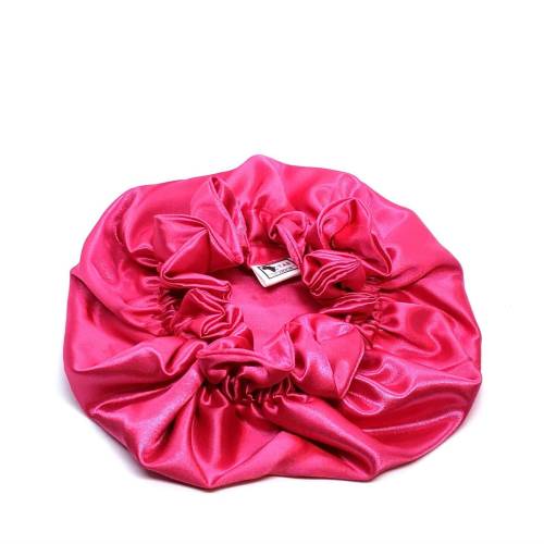 Satin Baby Bonnet: Reversible Elastic Protective Cap