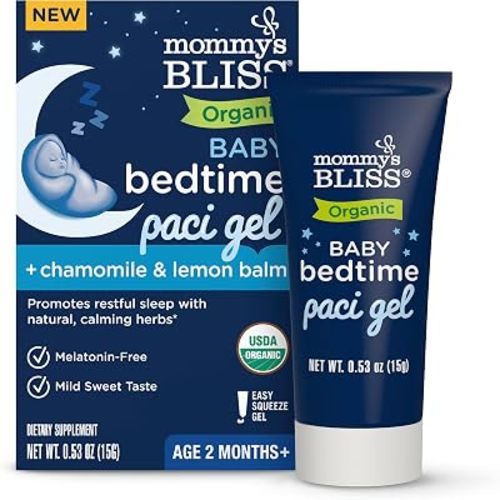 Mommy's Bliss Organic Baby Bedtime Paci Gel, Melatonin Free, 2 Mo+, 0.53 Oz