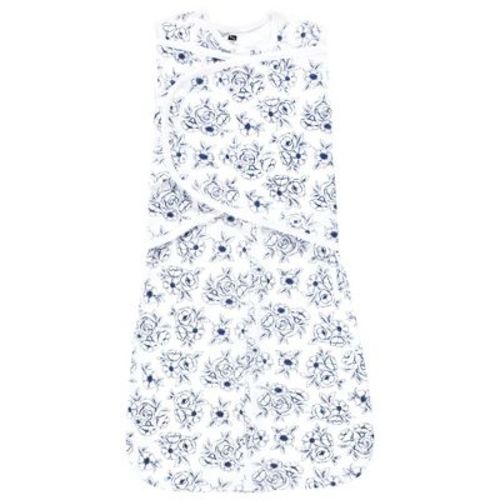 Hudson Baby Infant Girl Convertible Swaddle Sleep Sack, Blue Toile, 0-3 Months