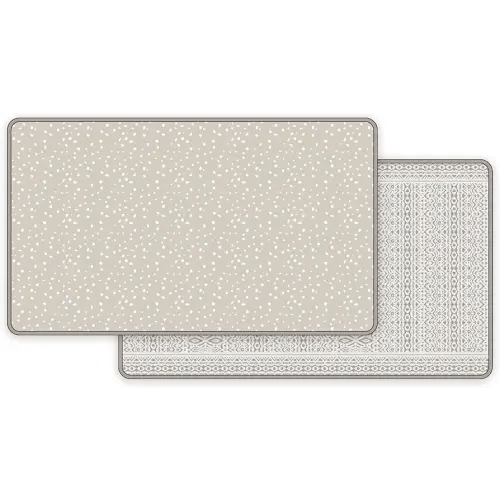 Skip Hop Baby Play Mat, Reversible Foam Floor Mat, 86" x 52", Boho Beige