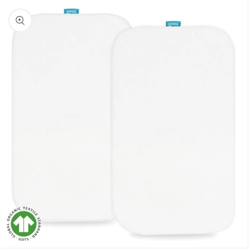 Bassinet Sheets - Fit Milliard Side Sleeper Bedside Bassinet, 2 Pack