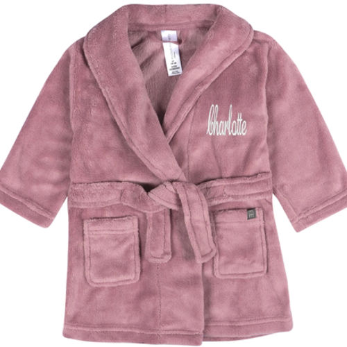 Embroidered Infant & Toddler Girls Rose Shawl Collar Robe – Gerber Childrenswear