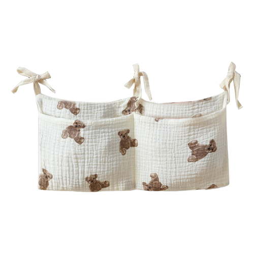 Baby Bedside Organizers Bag Portable Diaper Storage Bag Feeding Bottle Organizing Bag Storage Bags Baby Bedding