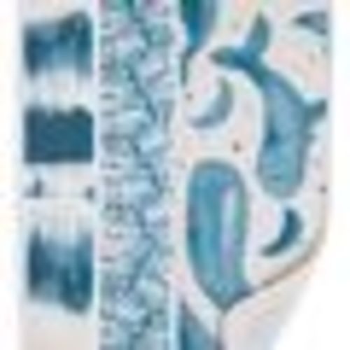 CRANE BABY 3-Pack Cotton Baby Burp Cloth Set in Blue/White at Nordstrom