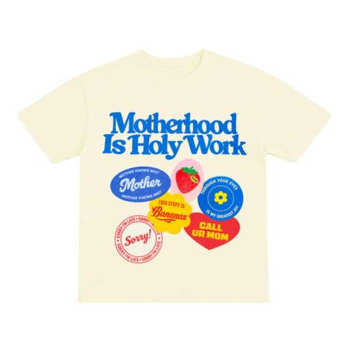 Motherhood Is Holy Work Tee – Shop Kristin Jones