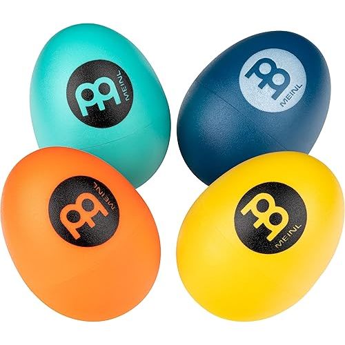 Egg Shakers 4-Piece Pack for All Music with Different Volume Levels — NOT MADE IN CHINA — Durable All-weather, 2-YEAR WARRANTY