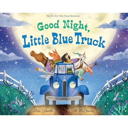 Good Night, Little Blue Truck: A Heartwarming Bedtime Story about Trucks, Farm Animals, and Friendship, For Kids (Ages 4-8)
