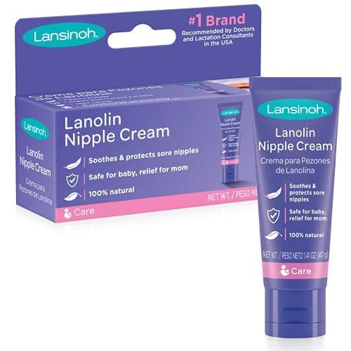Lansinoh Lanolin Nipple Cream for Breastfeeding, 1.41 Ounces