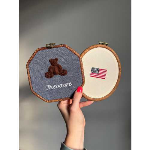 Handcrafted American Flag Portrait