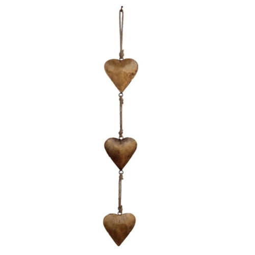 Clearance Now! Vintage Gold Heart Wall Art | Rustic Farmhouse Decor For Bedroom, K3H5 Q0I0