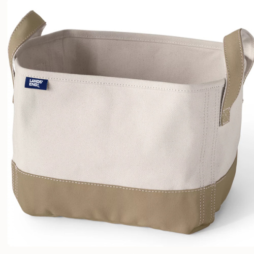 Small Canvas Storage Tote | Lands' End