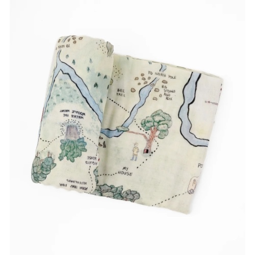Hundred Acre Wood Swaddle Blanket