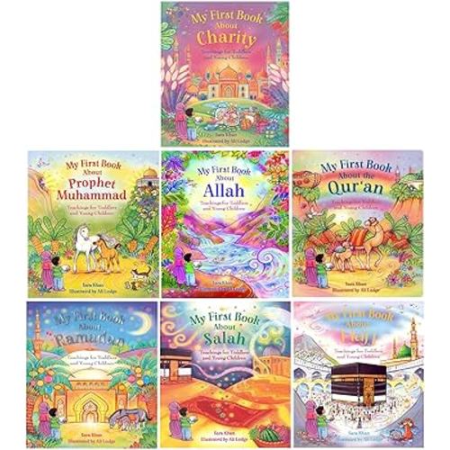 My First Book About Islam Series by Sara Khan 7 Books Collection Box Set (My First Book About Charity, My First Book About Hajj, My First Book About Ramadan, My First Book About Salah & 3 More)