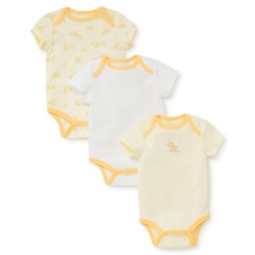 Little Me® Size 3M Ducks Bodysuit in Yellow - YELLOW - 3 MONTHS
