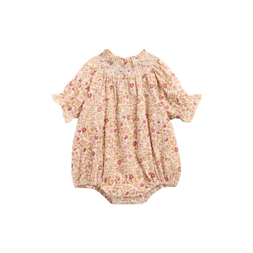 NORALEE Kids' Maddie Flower Fields Cotton Romper (Women) | Nordstromrack
