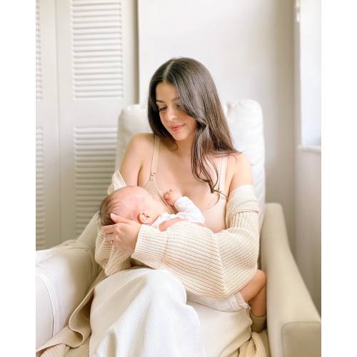 Cotton Scoop Neck Nursing Bralette