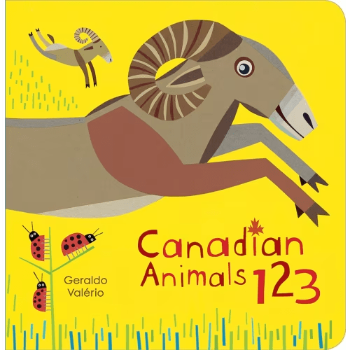 Canadian Animals 123 Book By Geraldo Valerio, (Board Book) | Indigo