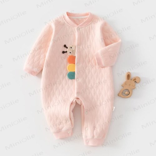 Baby Caterpillar Quilted Romper
