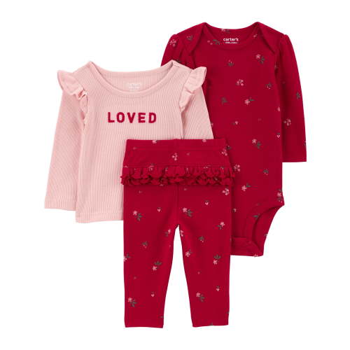 Carter's Child of Mine Baby and Toddler Outfit Set, 3-Piece, Sizes 0/3-24 Months
