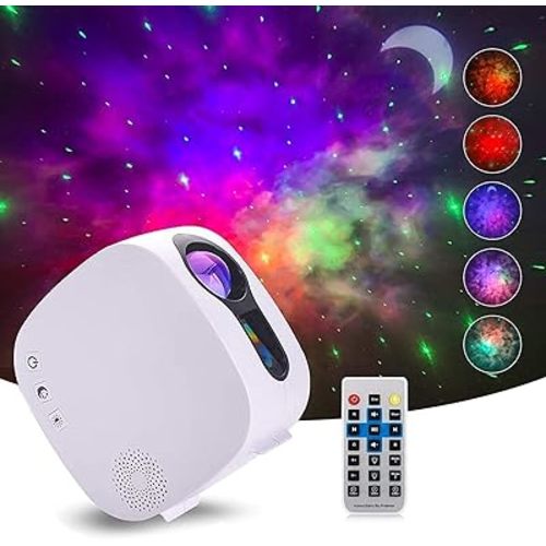 Galaxy Projector,Night Light Star Projector with Bluetooth Speaker, Remot Control LED Nebula Cloud Gift for Kids Room Bedroom Decor, Accompany,Night Light Ambiance