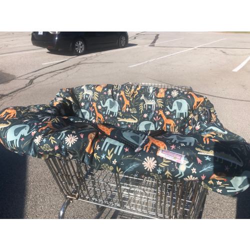 Shopping Cart cover  for boy or girl..... Animal Kingdom by michaelmooodesign