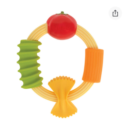 Pasta Silicone Teething Ring