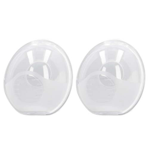 Suodoka 2PCS Wearable Breast Milk Collector Reusable Leak Proof Silicone Nipple Breast Nursing Cup for Mothers, Hands-Free Milk Saver Shells (7.87 inches / 20.00 cm)