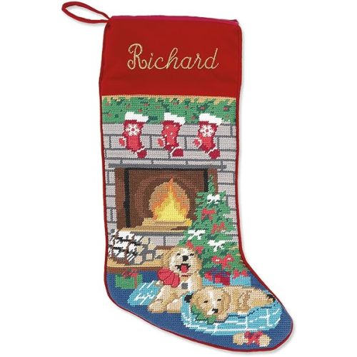 Lillian Vernon Personalized Heirloom Needlepoint Stocking