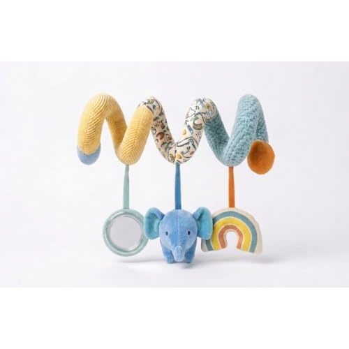 Nuby Elephant Activity Spiral for Strollers, Car Seats, and Travel