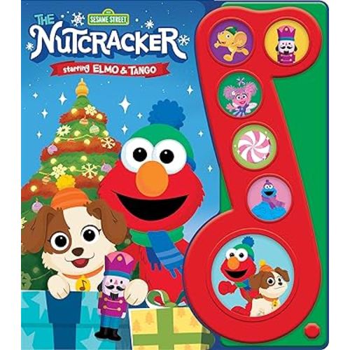 Sesame Street - The Nutcracker Starring Elmo & Tango Sound Book - Join Elmo for Tango’s First Christmas - PI Kids