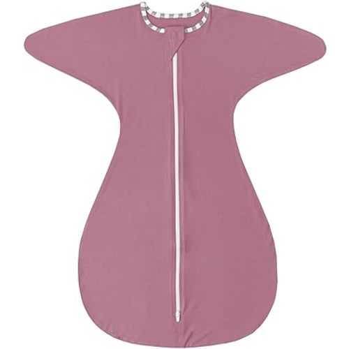 ZIGJOY Swaddle Sleep Sack 6-12 Months, 0.5 Tog Baby Wearable Blanket