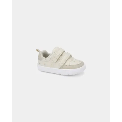 Baby Girl Every Step® First Walker Heart Sneakers - White | Carter's