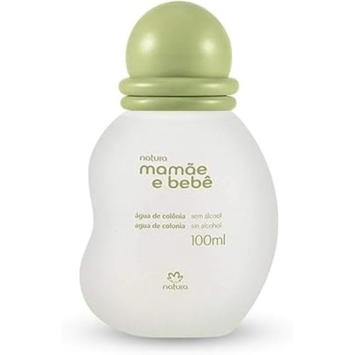 Natura - Mamãe e Bebê Mom & Baby Cologne | Gentle Fresh Scent for Babies | Alcohol-Free, Hypoallergenic, Pediatrician Tested, Vegan & Safe Daily Use – 1.6 fl oz (50ml) (3.4 fl oz)