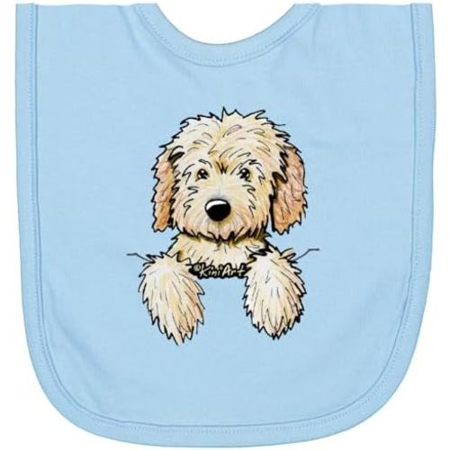 inktastic Pocket Goldendoodle Newborn Bib - KiniArt