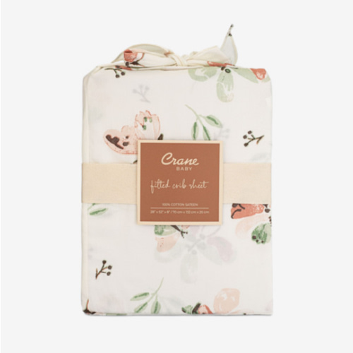 Crib Sheet - Crane Baby Butterfly