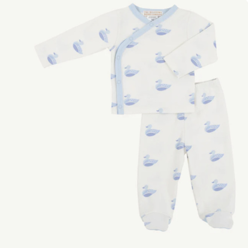 Cameron Cross-Front Set - Buckhead Blue Gingham